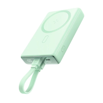 Powerbanka 10000mAh Joyroom JR-PBM01 20W MagSafe so stojanom zelená