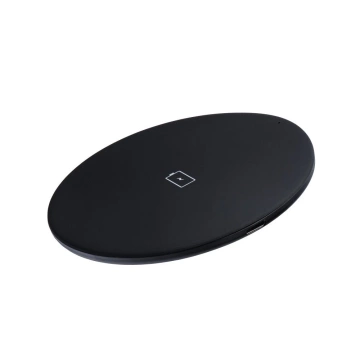 Індуктивний зарядний пристрій Forcell Qi 15W Quick Charge USB-C, тонкий, чорний