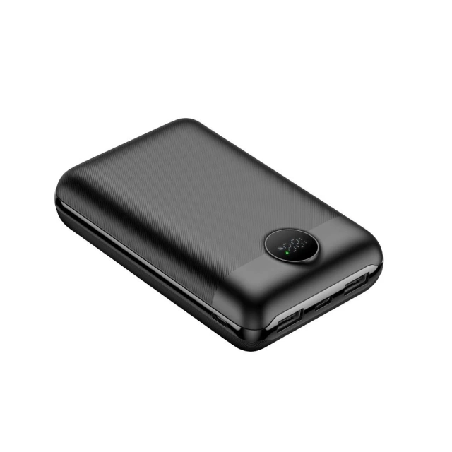 Powerbank Externá batéria (POWER BANK) VEGER S20 - 20 000mAh LCD Quick Charge PD 22,5W čierna (W2053)