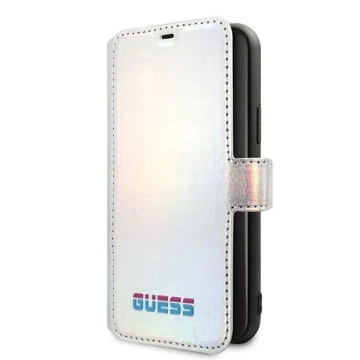 Guess GUFLBKN65BLD iPhone 11 Pro Max srebrny/strieborna kniha Iridescent
