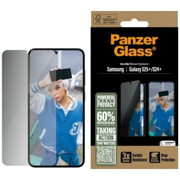 Загартоване скло для Samsung Galaxy S25 PanzerGlass Ultra-Wide Fit Privacy