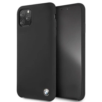 Pevné puzdro Etui BMW BMHCN65SILBK na iPhone 11 Pro Max Silicone