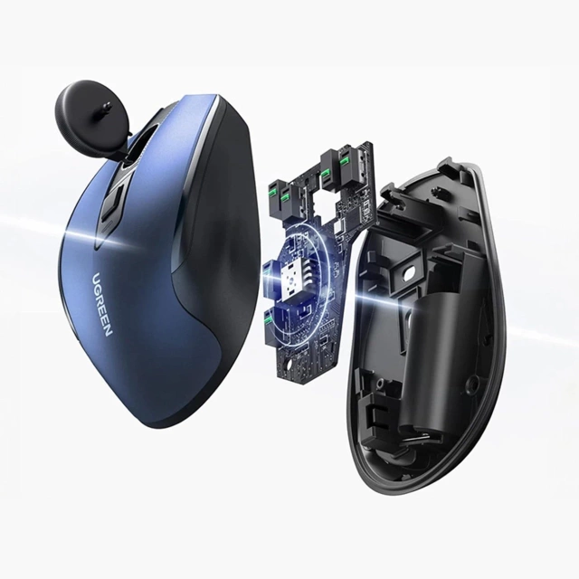 UGREEN WIRELESS OPTICAL MOUSE MU006 BLUE 2.4GHz BT