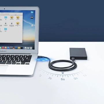 UGREEN Kabel USB 3.2 Gen 1 3 m schwarz (US128 90576)