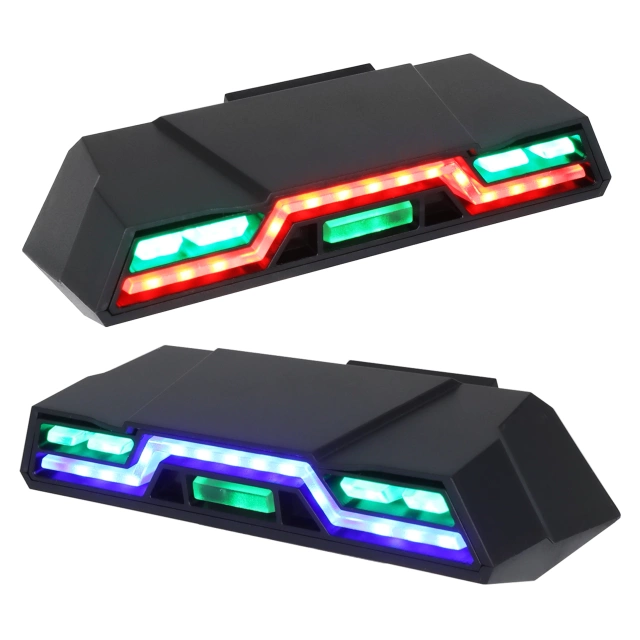 Bicycle rear light for the rear of the bike LED lighting rear light red aluminum waterproof IPX4 50lm Alogy