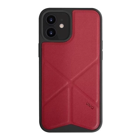 Чохол UNIQ Transforma iPhone 12 mini 5.4" червоний / коралово-червоний