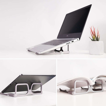 Podstawka uchwyt Alogy okulary pod Laptop tablet 15.6 cali Szary