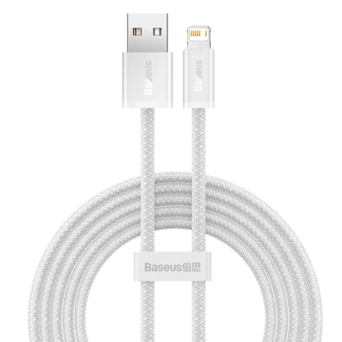 Кабель Baseus Dynamic USB to Lightning, 2.4A, 2м (білий)