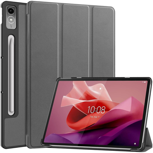 Etui ochronne do Lenovo Tab P12 12.7 TB-370 obudowa na tablet Alogy Book Cover Case Szare