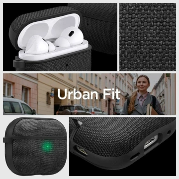 Ochranné pouzdro Spigen Urban Fit pro Apple AirPods Pro 1/2 Black