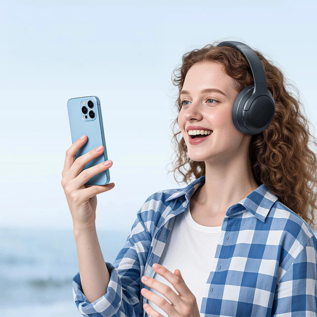 Słuchawki Baseus Bass BH1 Lite bezprzewodowe nauszne Bluetooth 6.0 – czarne