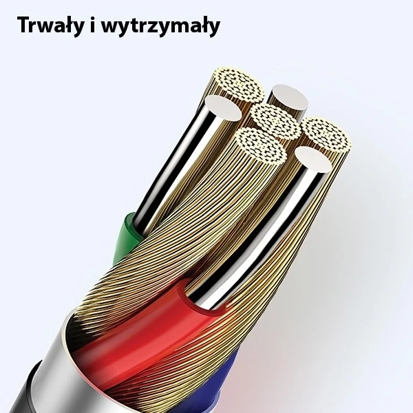 USAMS Kabel U35 microUSB 2A Fast Charge 1m білий/білий SJ365USB02 (US-SJ365)