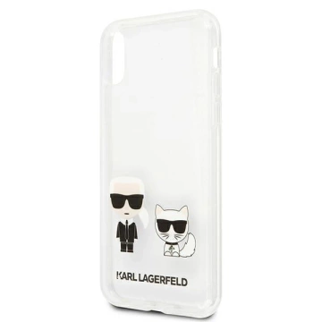 Etui Karl Lagerfeld KLHCI65CKTR do pevného puzdra na iPhone Xs Max Karl