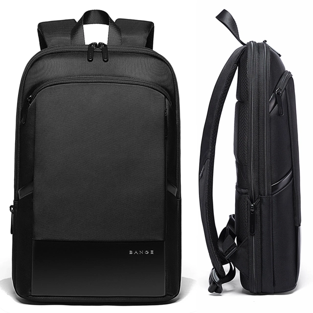Bange Waterproof Backpack for Laptop 15.6" City Travel 43x31x7 cm for Work Airplane Men's Women's Black