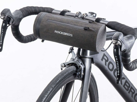 Vodotesná taška na puzdro RockBros AS-051 taška na riadidlá na bicykel Grey