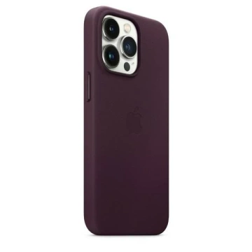 Original Apple Phone Case MM1A3ZM/A für Apple iPhone 13 Pro / 13 6.1" Kirsche/Dunkelkirsche Ledertasche MageSafe