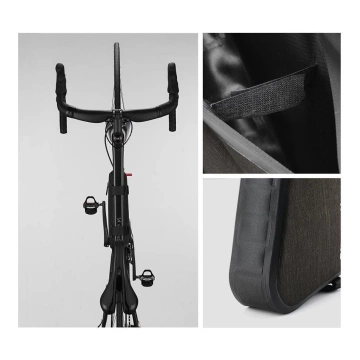 "Wozinsky bicycle frame bag 5 l gray (WBB15BK)"