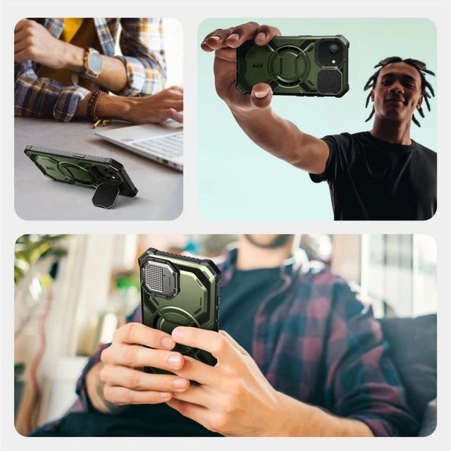 Case Supcase ArmorBox Mag MagSafe iPhone 16e Guldan