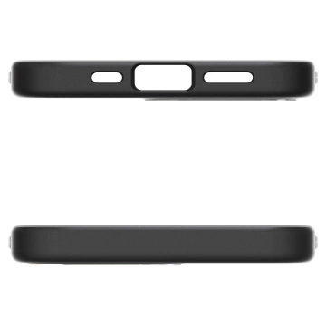 Puzdro Spigen Enzo Aramid MagSafe pre iPhone 16e, matné, čierne