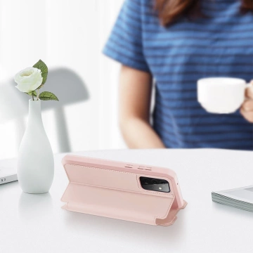 DUX DUCIS Skin X Holster Cover mit Flip Cover für Samsung Galaxy A72 4G rosa