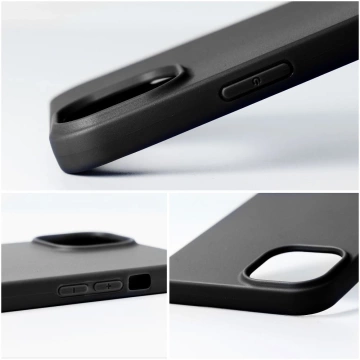 Ochranné puzdro MATT puzdro pre iPhone 15 Plus čierne