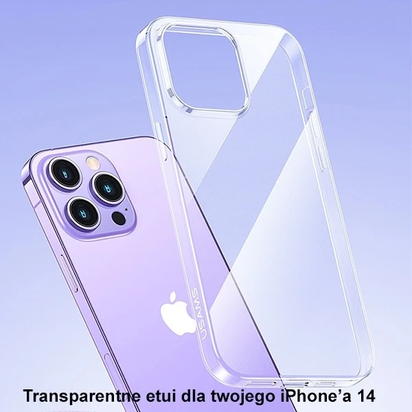 Etui USAMS Primary für iPhone 14 Plus 6,7" transparent IP14MYS01 (US-BH797)
