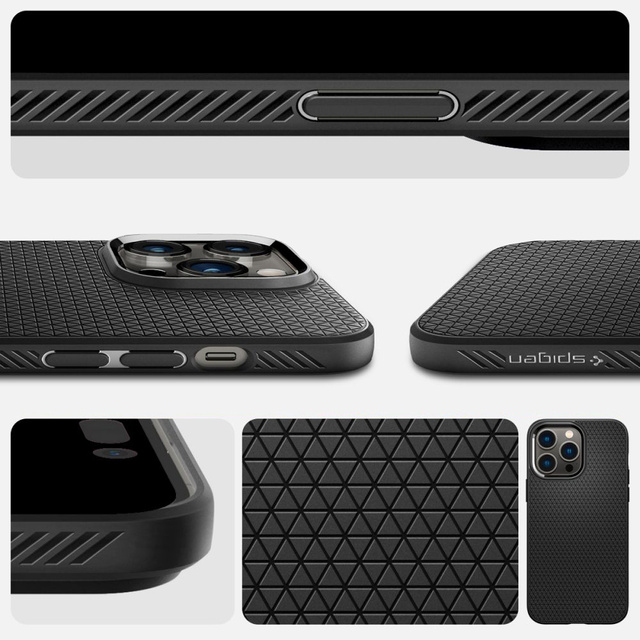 Spigen Liquid Air back cover case for Apple iPhone 14 Pro Matte Black