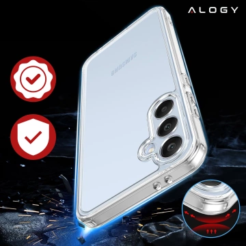 Puzdro pre Apple iPhone 16 Pro Max Alogy Anti-Shock Hybrid Case pre MagSafe Transparent