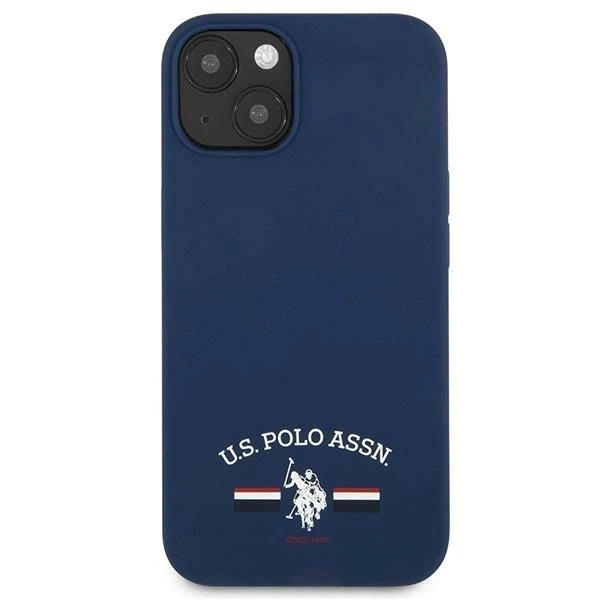 US Polo silikonová kolekce iPhone 13 mini 5,4" pouzdro na telefon námořnická modř/námořnická