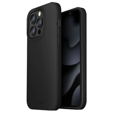 UNIQ pouzdro Lino iPhone 13 Pro / 13 6.1" černé / inkoustově černé
