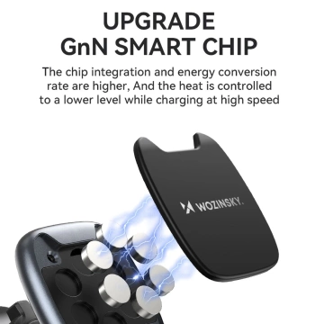 Uchwyt Magnetyczny Wozinsky WUMTK do Kratki Samochodowej Czarny