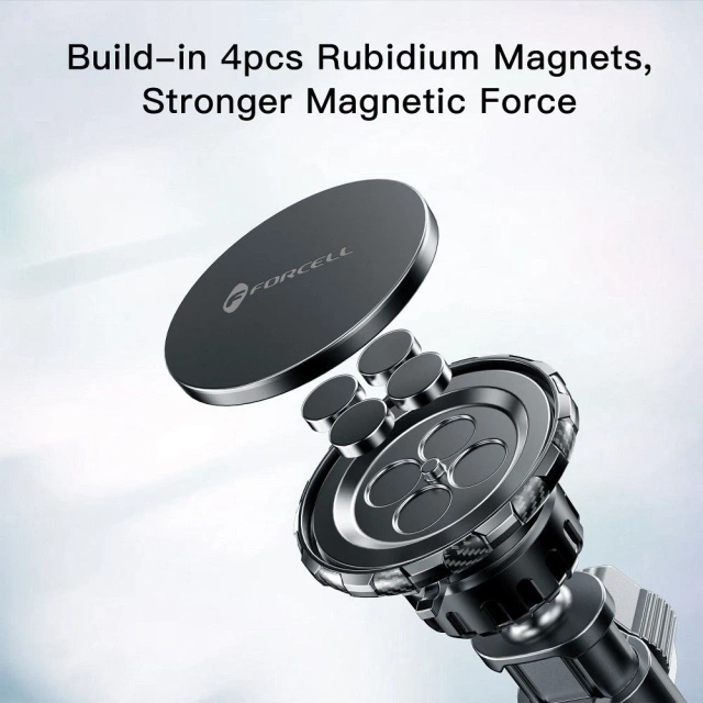 Автомобільний тримач Forcell Magnetic Telescopic 3-в-1 16 см