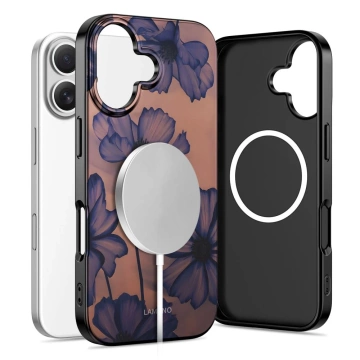 Etui Ochronne do iPhone 16 Tech-Protect Lamano MagSafe Velvet Night