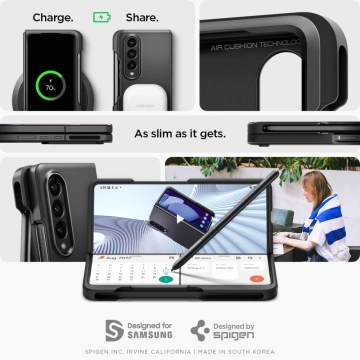 Etui Spigen Thin Fit Pen pro Samsung Galaxy Z Fold 4 Black