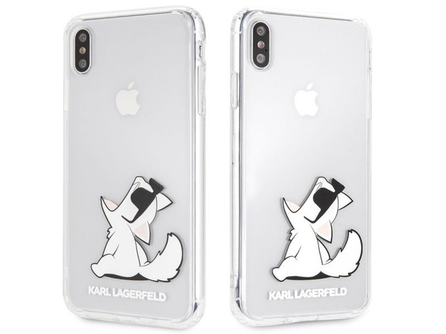 Etui Karl Lagerfeld Choupette od Apple iPhone XS Max Clear