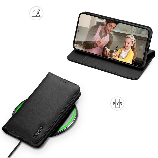 Puzdro Dux Ducis Hivo pre Samsung Galaxy S25 Edge s RFID ochranou Flip