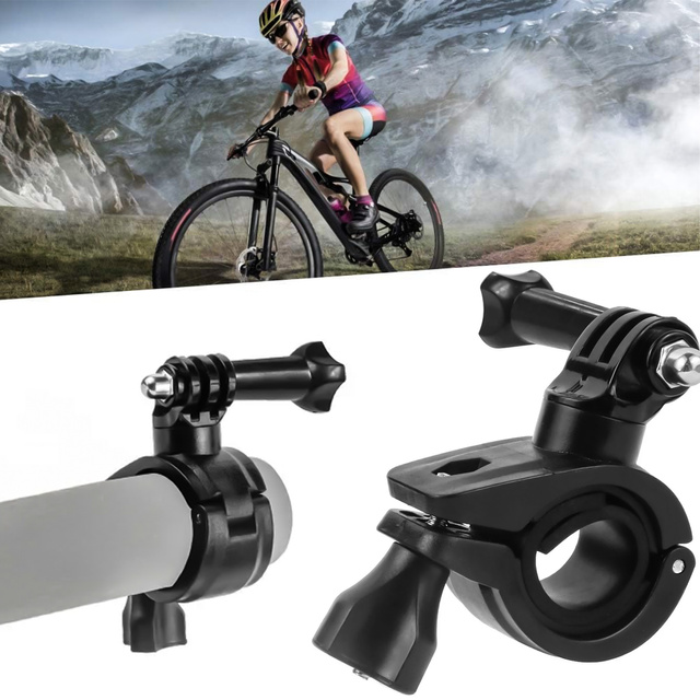 Велосипедне кріплення для GoPro Hero 12 11 10 9 8 7 DJI Action SJ7 SJ6 Handlebar Camera Motorcycle Bike Alogy Swivel Black