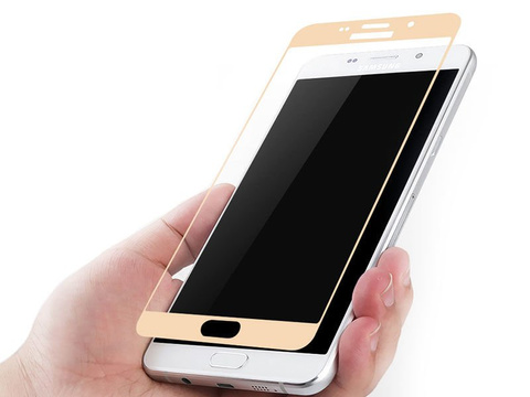 Загартоване скло на весь екран Samsung Galaxy A5 2016 Pink