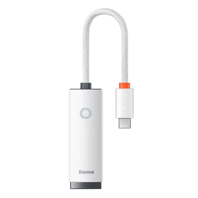 Baseus Lite Series USB-C na RJ45 síťový adaptér (bílý)