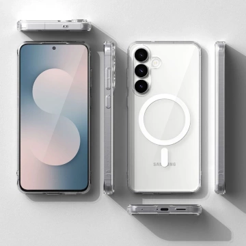 Etui Ochronne do Samsung Galaxy S25 FE Ringke Fusion Magnetic MagSafe Clear