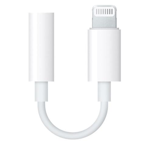 Оригінальний перехідник Apple Lightning - Mini Jack 3.5mm iPhone 7 8 X