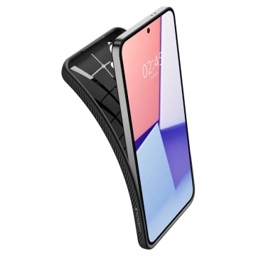 Etui Spigen Liquid Air für Samsung Galaxy S24 Mattschwarz