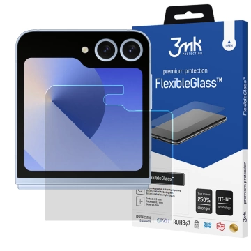 Hybrid glass combination of glass and foil 3mk FlexibleGlass for Samsung Galaxy Z Flip 6 phone protection