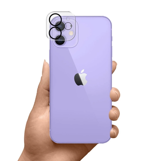 Sklo fotoaparátu pre Apple iPhone 11/12 mini - 3mk Lens Pro Full Cover