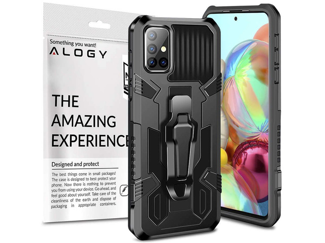 Armored protective case Alogy stand for Samsung Galaxy A51 Glass