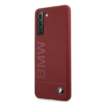 Etui BMW BMHCS21MSLBLRE Pevné puzdro Samsung Galaxy S21 Plus G996 Silikónové podpisové logo