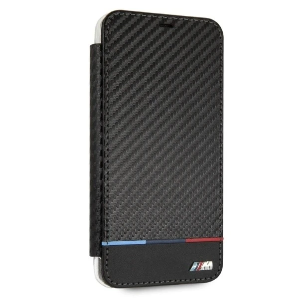 Захисний чохол для телефону BMW BMTRBKI65PUCARTCBK для Apple iPhone Xs Max book black/black Carbon Tricolor Stripe