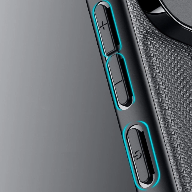 Pouzdro Dux Ducis Fino pro kryt Xiaomi 13 Pro se silikonovým rámečkem modré