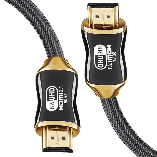Кабель HDMI-HDMI 2.1 8K 60Hz 4K 120Hz кабель для передачі зображення та звуку Premium HQ