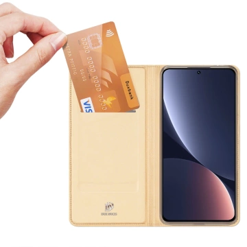 Dux Ducis Skin Pro Hülle Xiaomi 13 Flip Card Wallet Gold Ständer